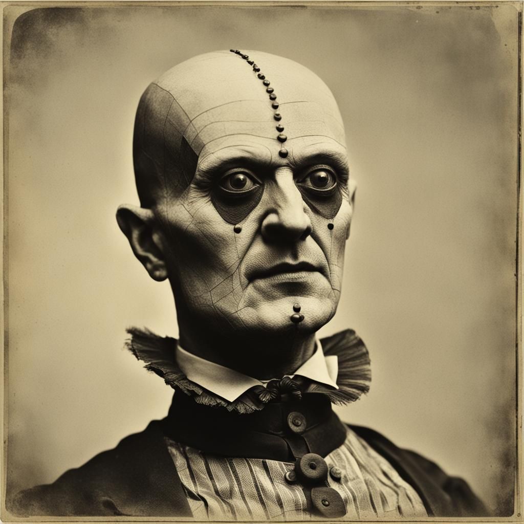 Surreal Circus Freak: Pinhead Portrait