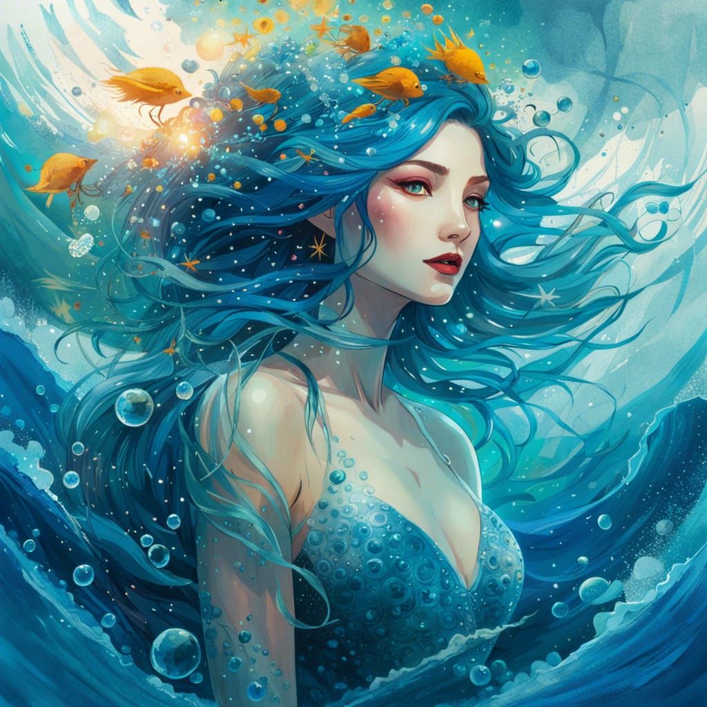 Beautiful Goddess of the Sea