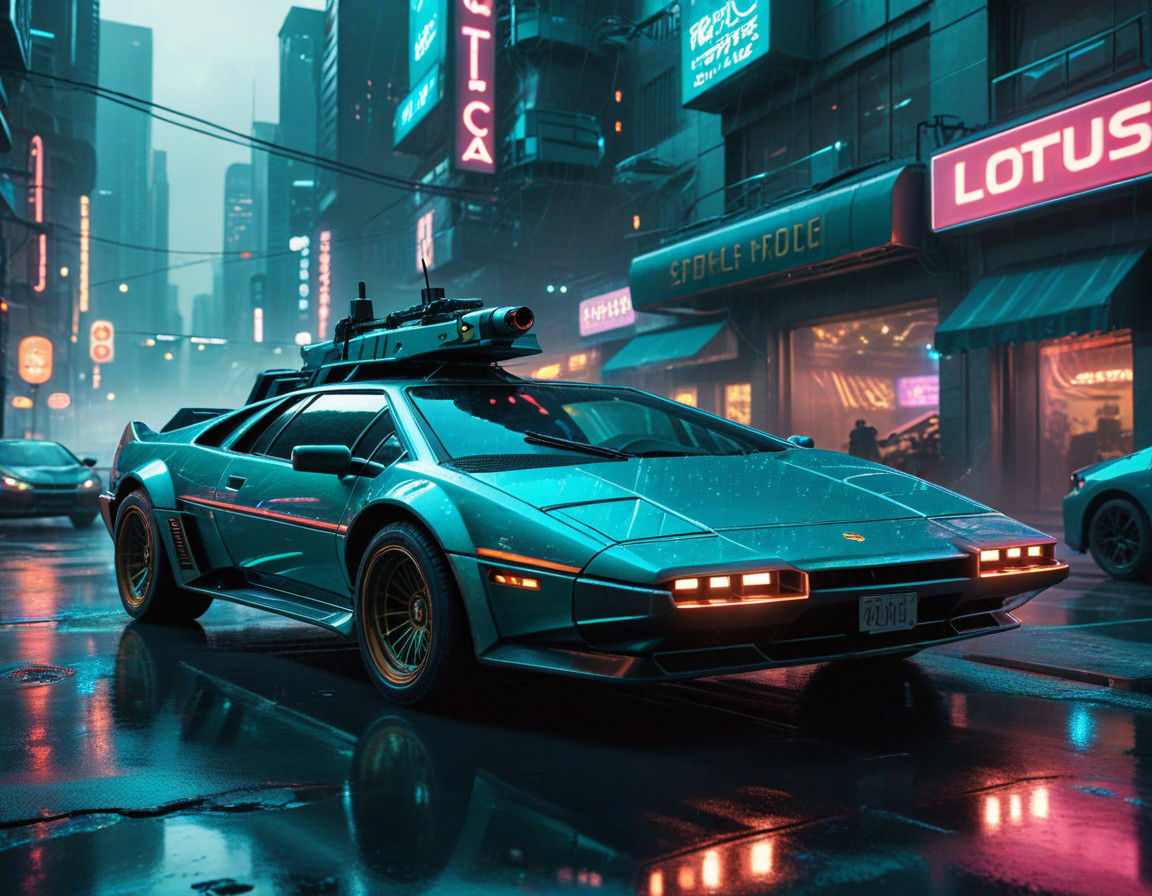 Cyberpunk Lotus Esprit Speedster