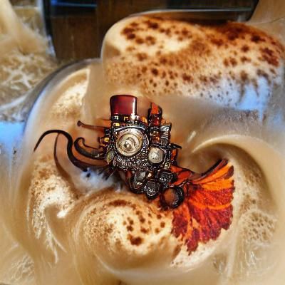 Steampunk spiced latte