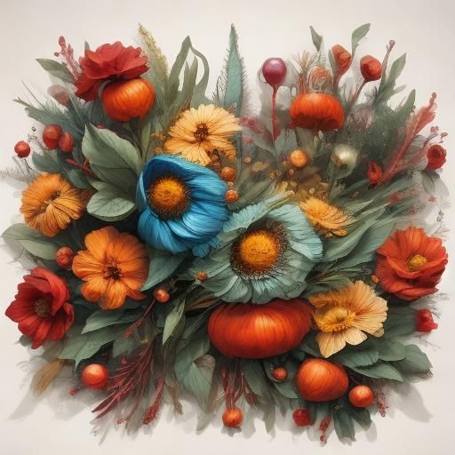 Ominous Tinkerbell in Ethereal Oil Painting Style