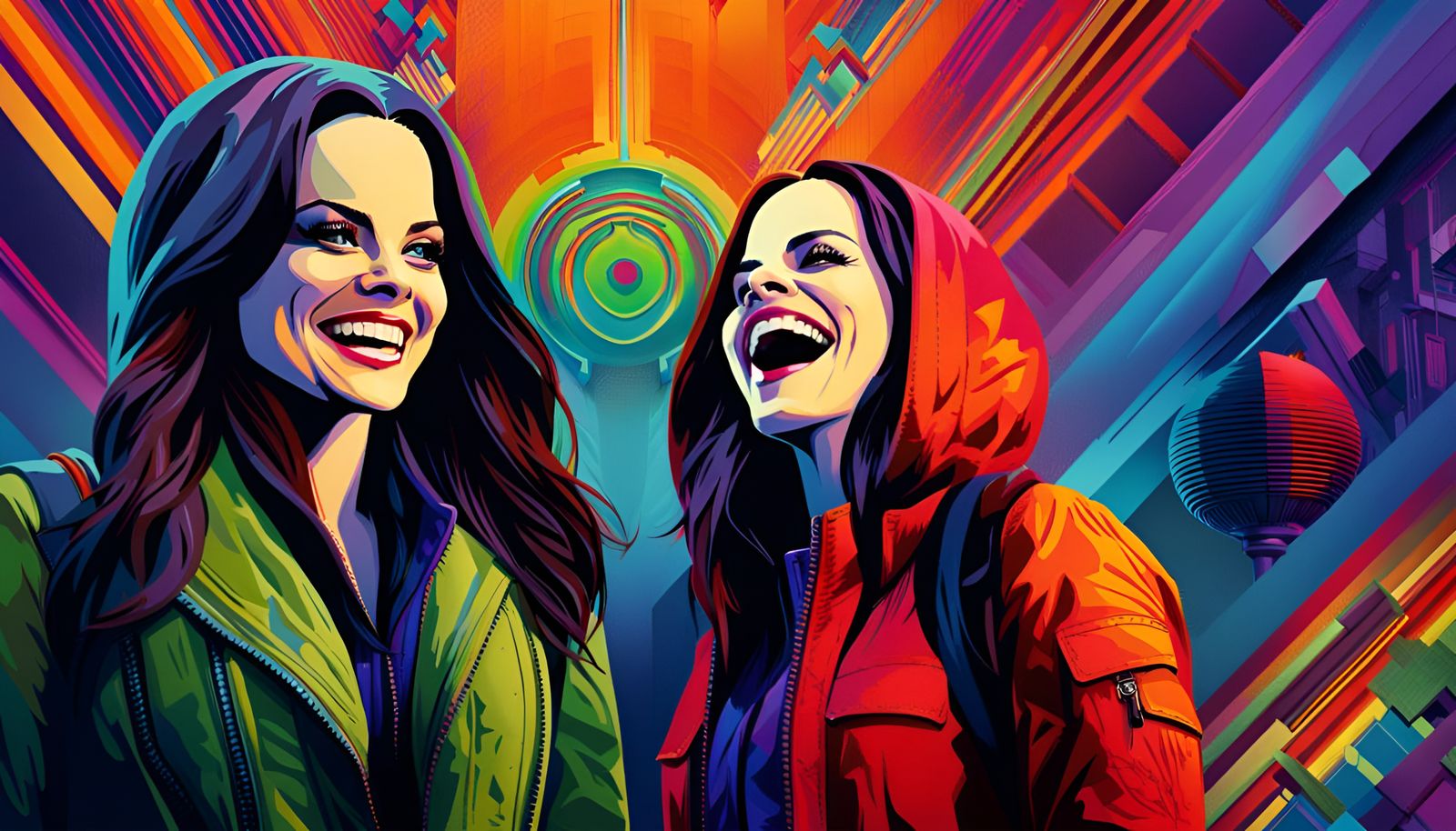 Jennifer Goines Laughing: 12 Monkeys TV Series