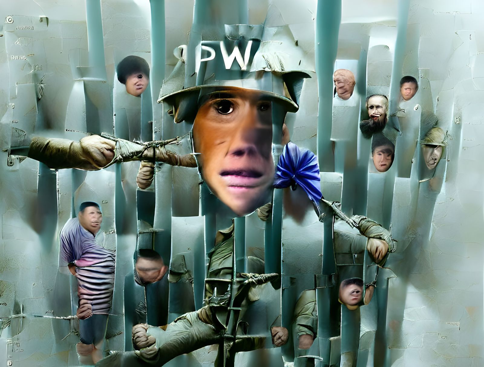 Poignant Image of a Prisoner of War