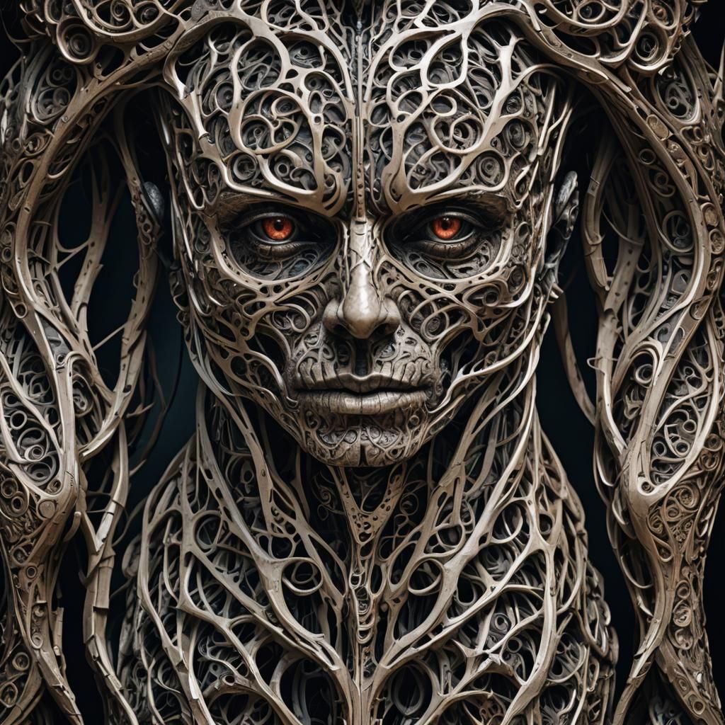 Hyperrealistic Body with Intricate Details