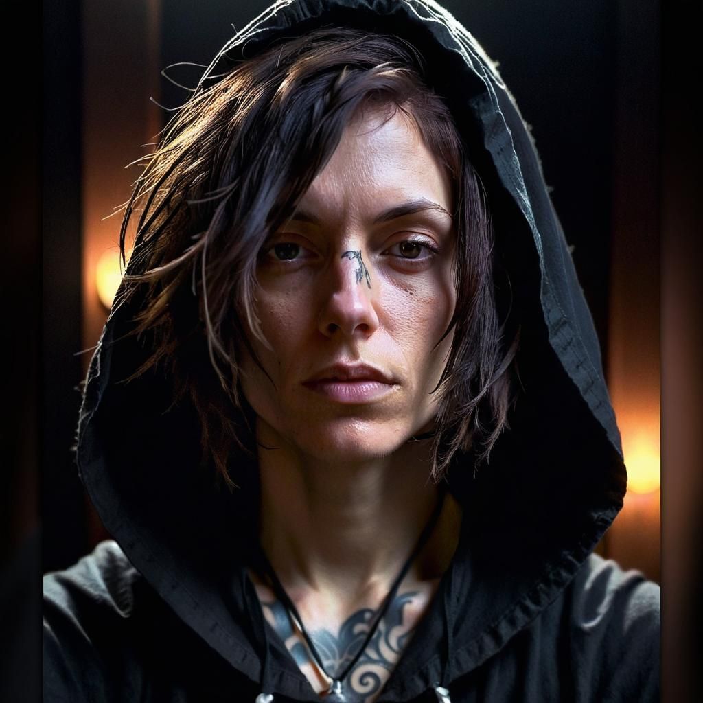 Greg Rutkowski Inspired Portrait of a Trans Woman