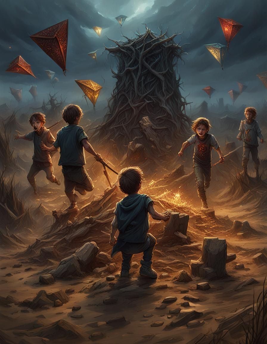 Death Metal Album Cover: Children's Dark Discovery