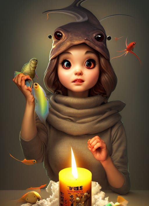 Surreal Movie Poster Concept in Detailed 3D Style