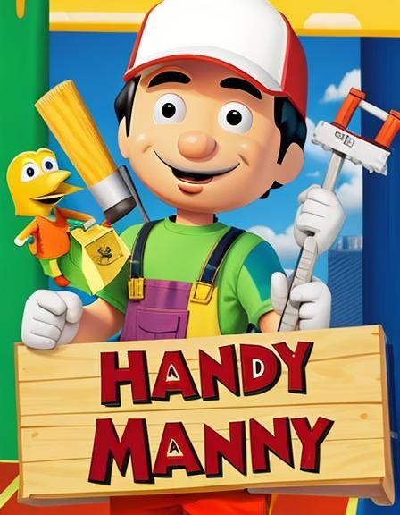 AI-Generated Image of Handy Manny