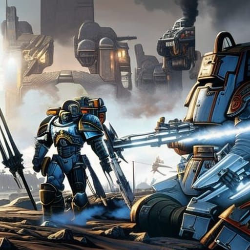 Battletech WHM-6R Warhammer Digital Illustration