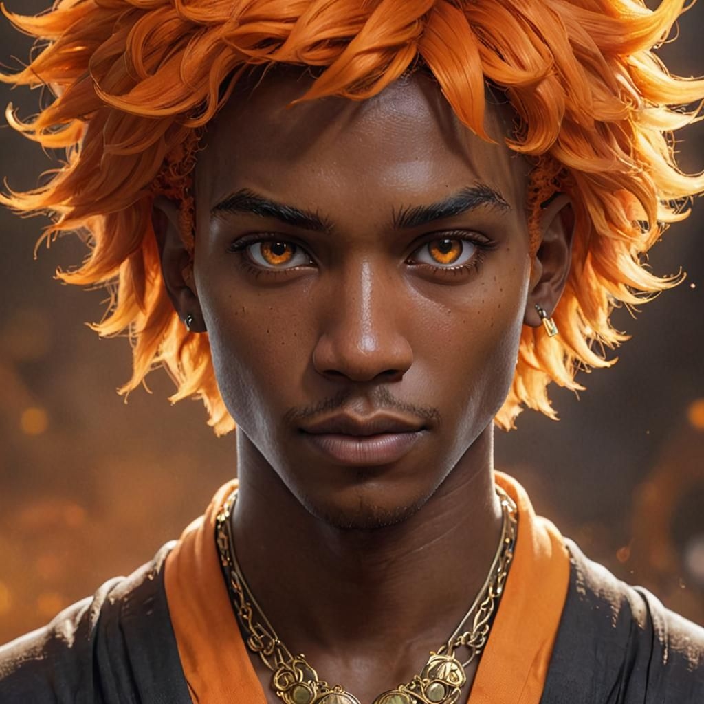 Young Boy in Fairy Clothes, Hyperdetailed Portrait