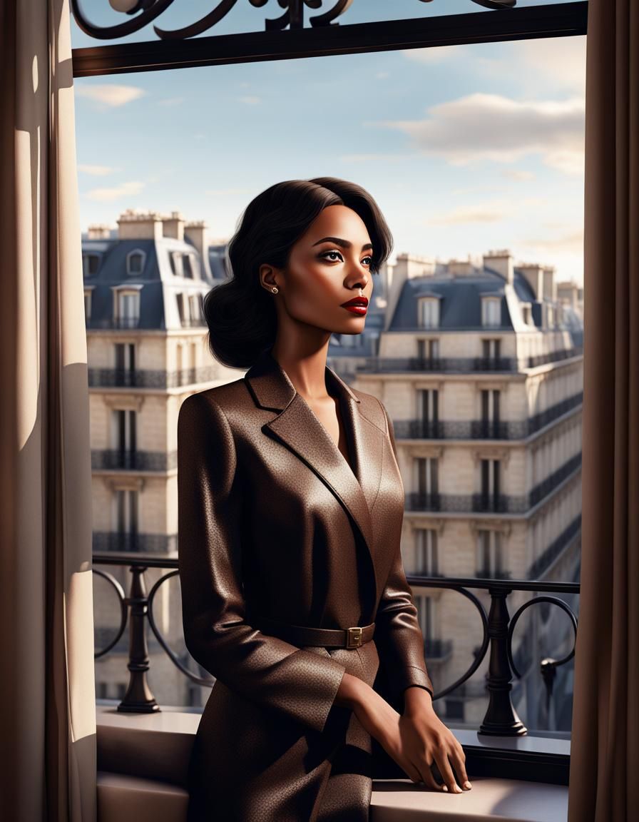 3D version of the A Lady in Paris.