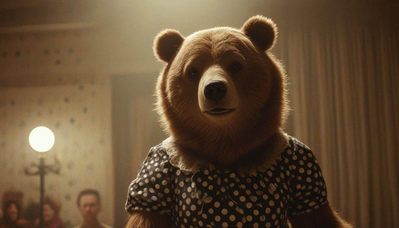 Dancing Bear in Polka Dot Dress, Film Noir