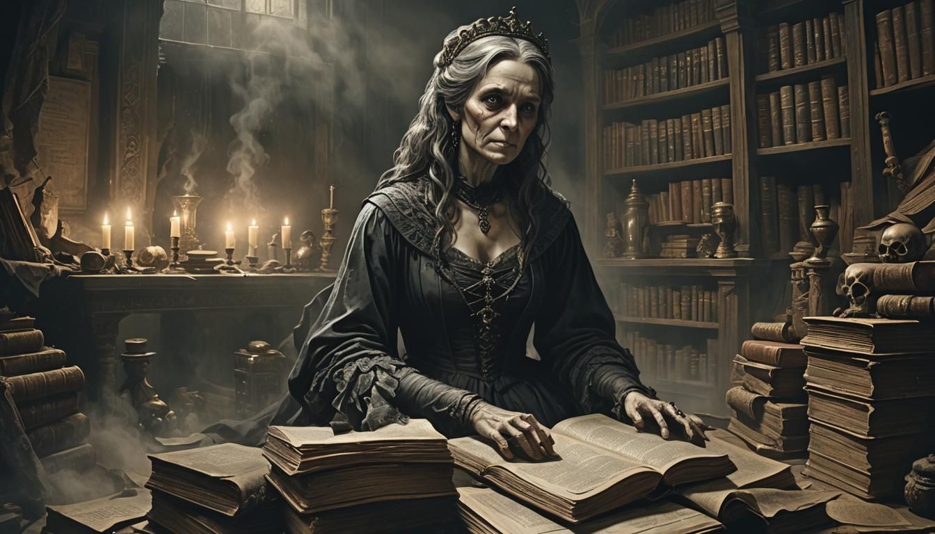 Macabre Gothic Horror: Mrs. Whitaker's Dark Academia
