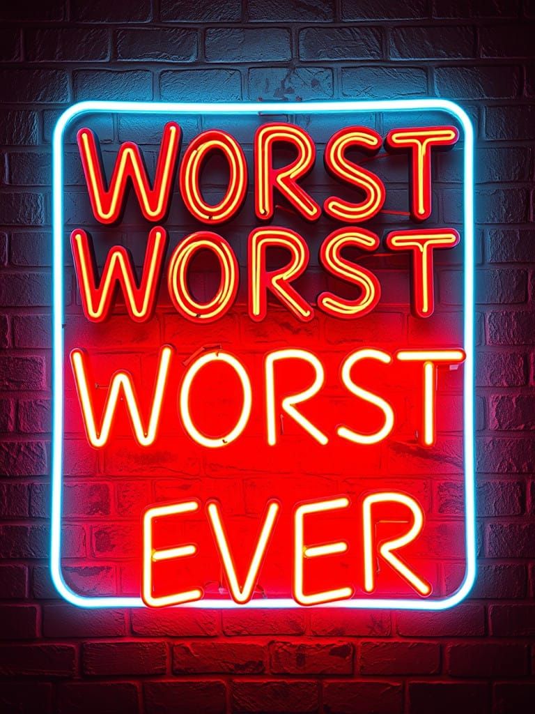 Gaudy Comic Neon Abomination