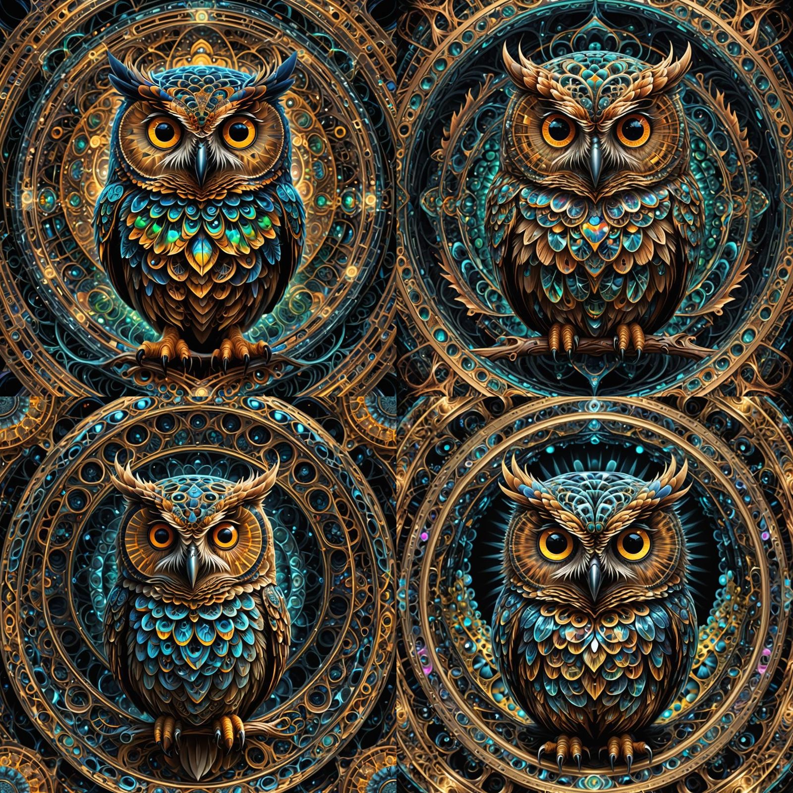 Fractal Owl
Holographic
Hyper detailed Digital Image
Beautiful
Natural
Toroidal
