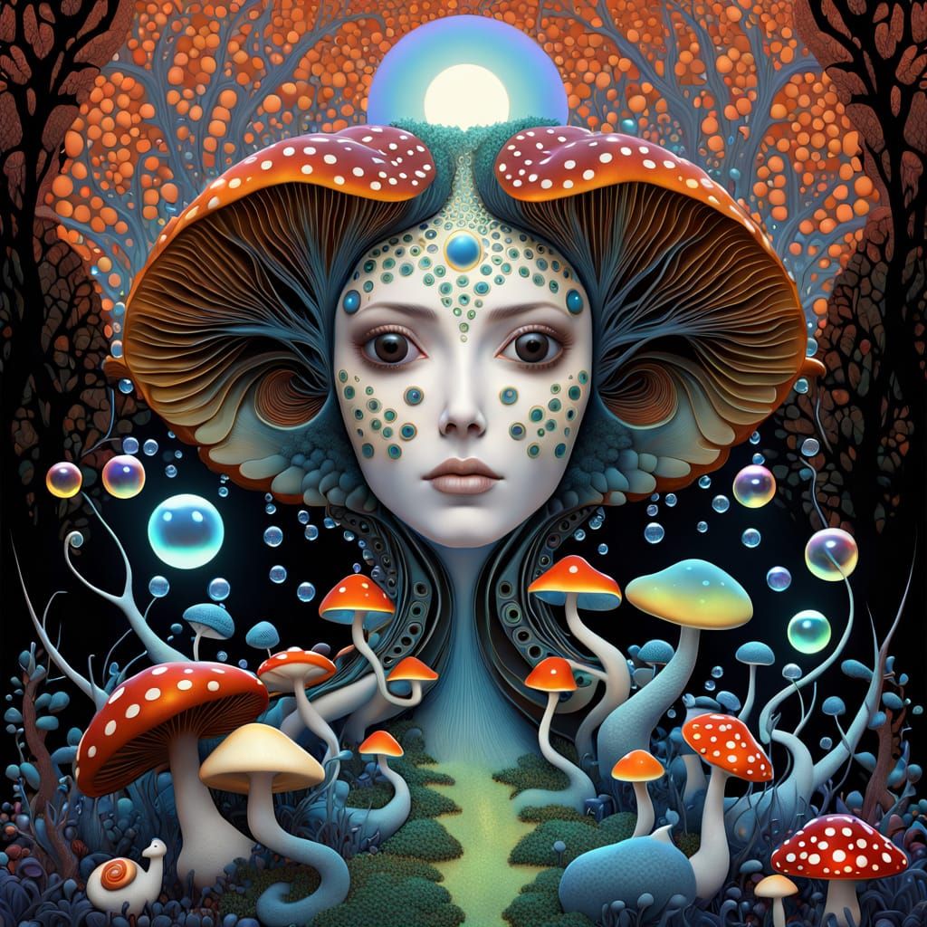 Fungi Girl 16958