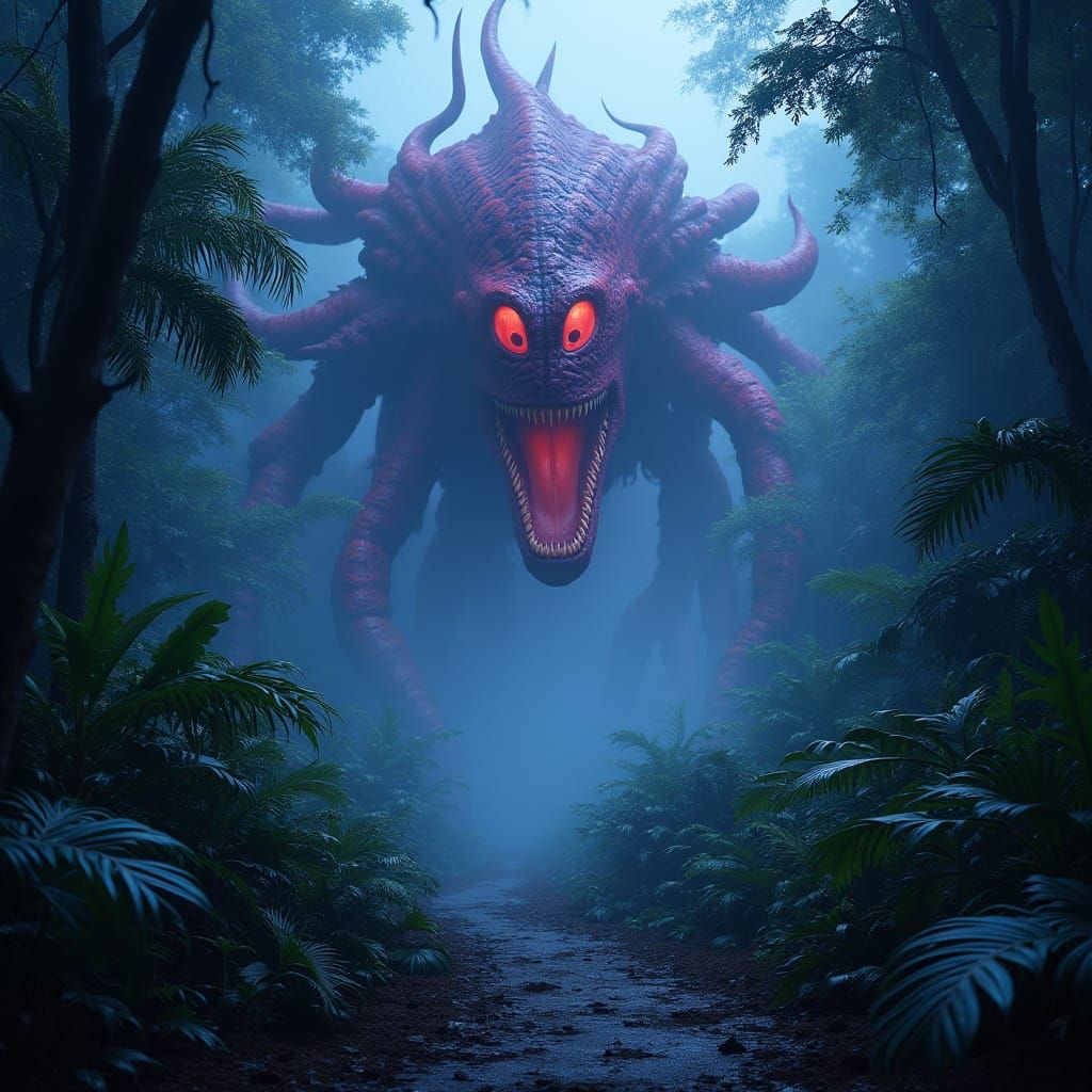 Mystical Jungle Unveils Vibrant Symbiote in Neon Hues