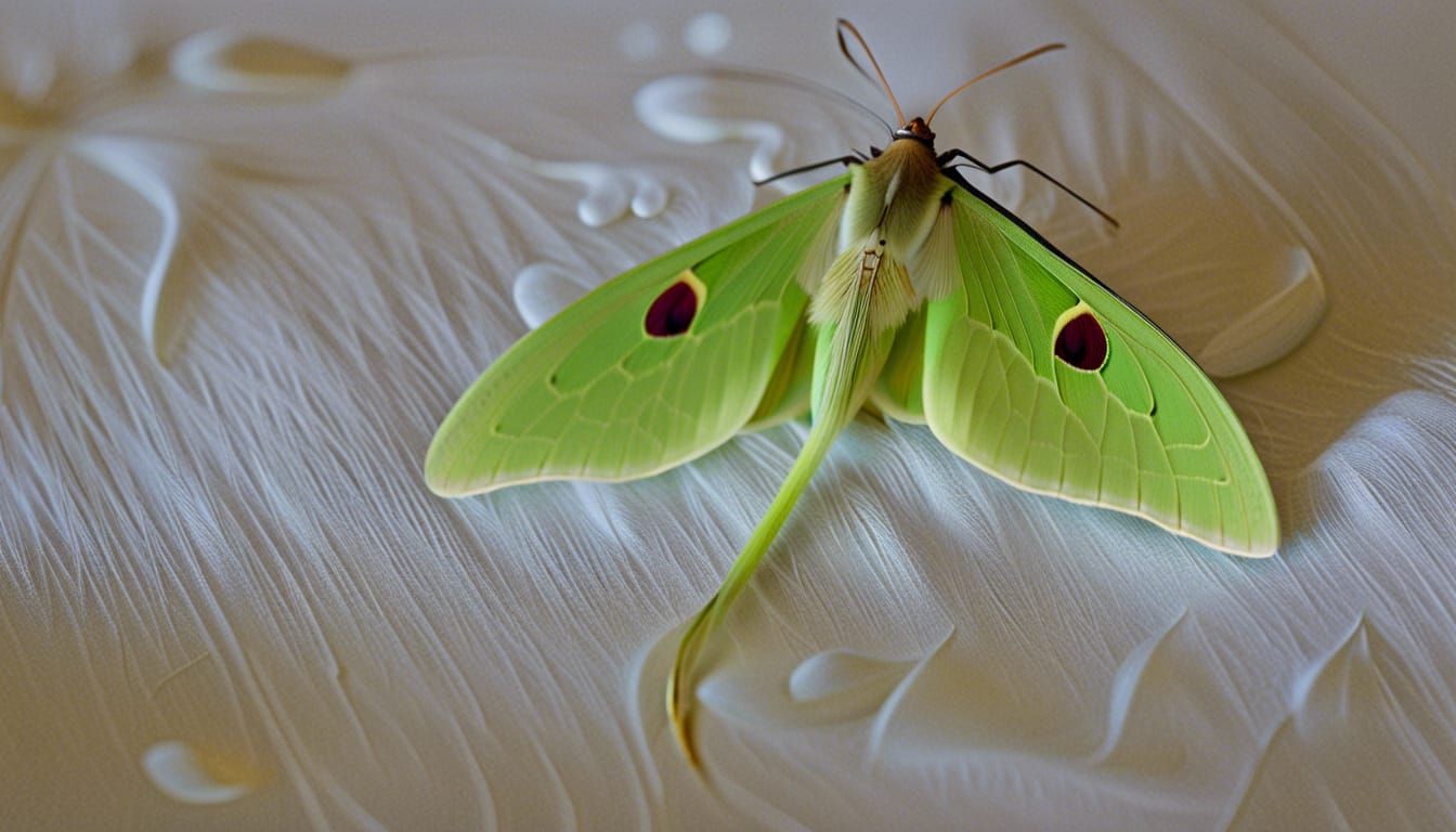 Luna Moths Drink Tears