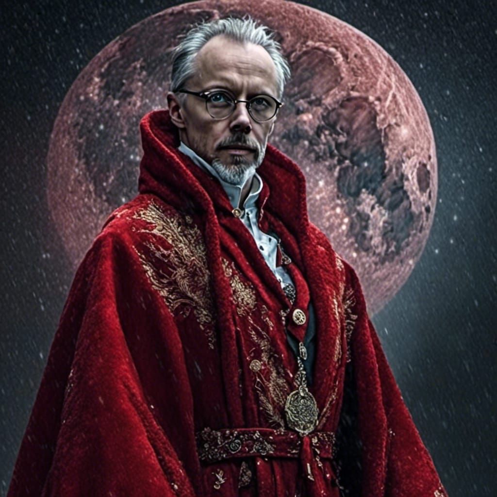 Luminous Portrait in Digital Matte Oil Painting Style