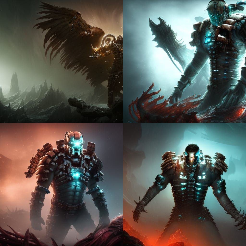 Dead Space Reimagined as Elden Ring Concept Art