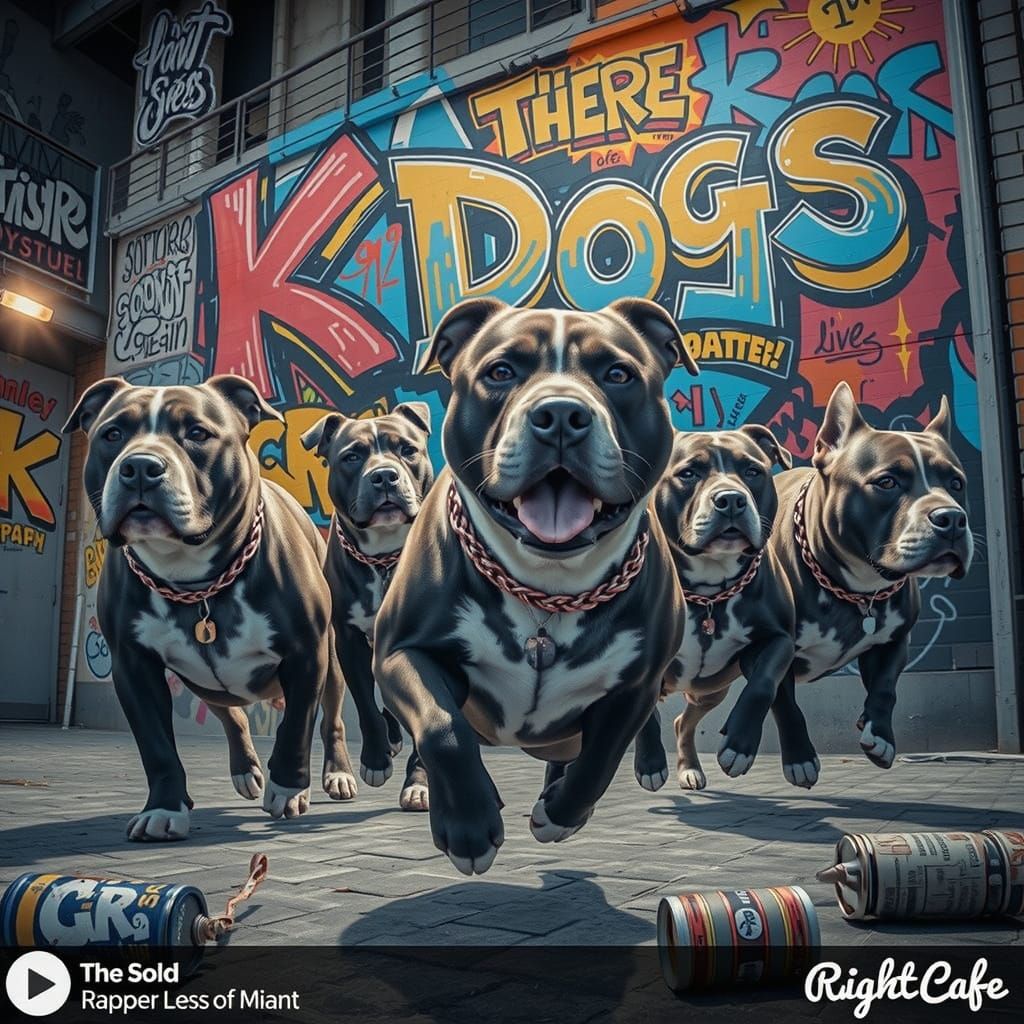 Rapper K Portrait with Vibrant Graffiti Wall