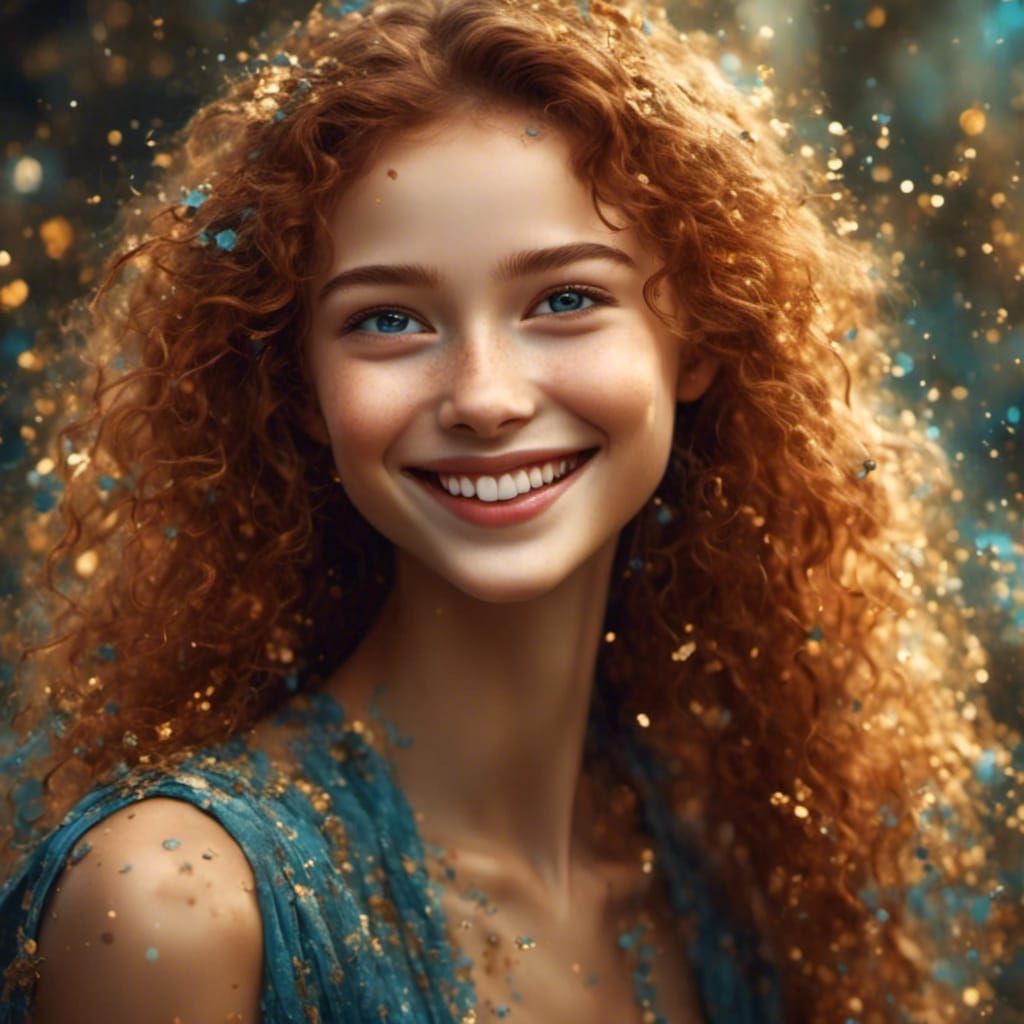 Radiant Smile: A Natural Beauty Portrait