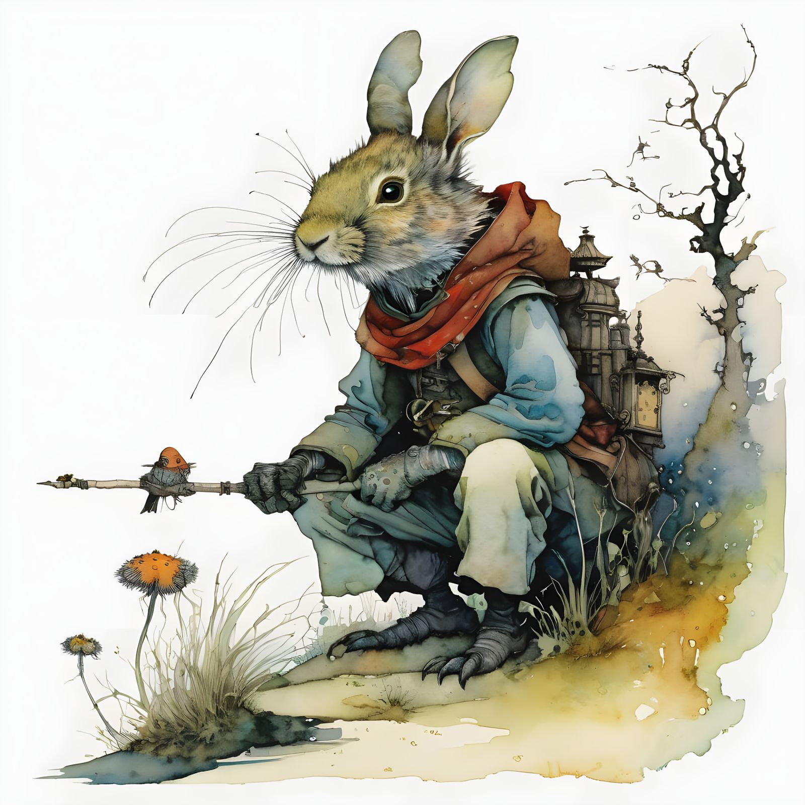 Looks like a rabbit...