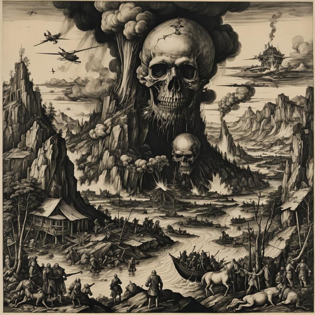 Apocalypse Now as Woodcut by Dürer