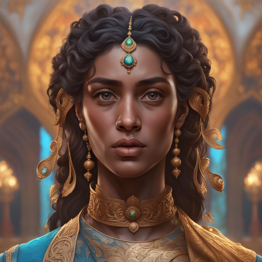 Hyperrealistic Portrait with Dynamic Lighting, 8k Resolution