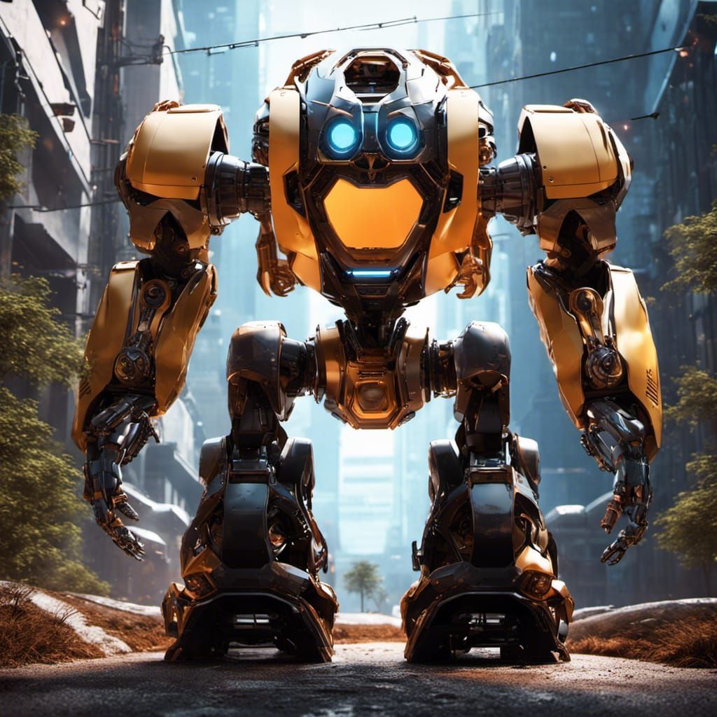 I, Robot: Cinematic Ground-Level Mech