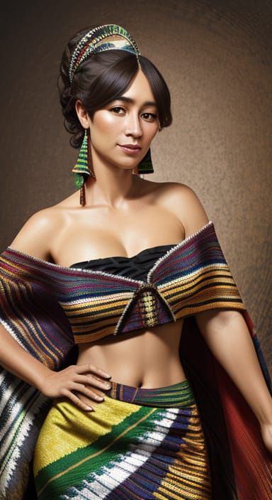 Lady in Sarape: Australian Tonalism Portrait