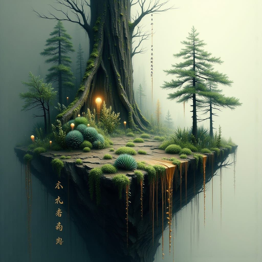 Contrasting Worlds: Cyberpunk Garden vs Wasteland