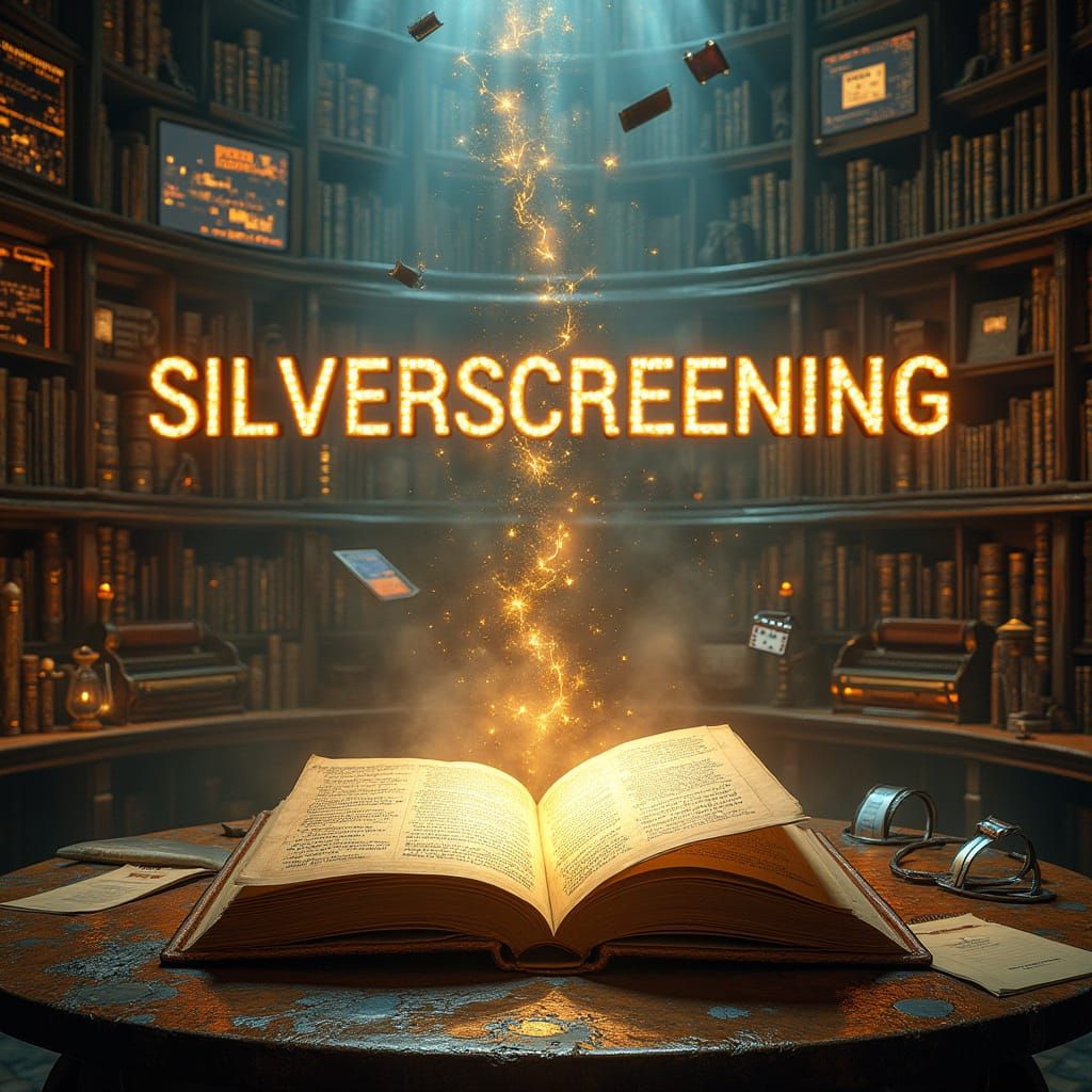 SILVERSCREENING Film Fest Cinematic Poster in Mystical Story...