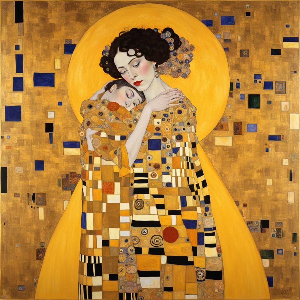 I love Klimt, I love Schiele, I love radiant yellow, yellow, yellow
