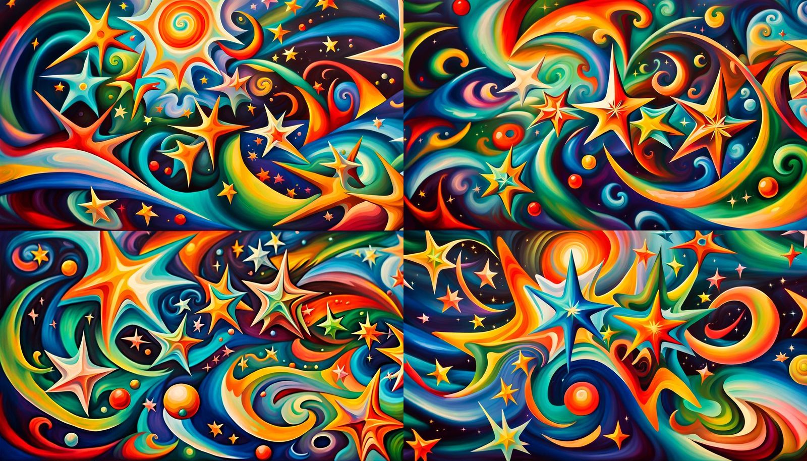 Swirling Newborn Stars in Iridescent Plasma Maelstrom