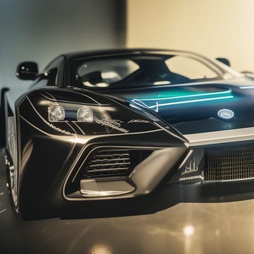Futuristic Cars in Professional Photography Style