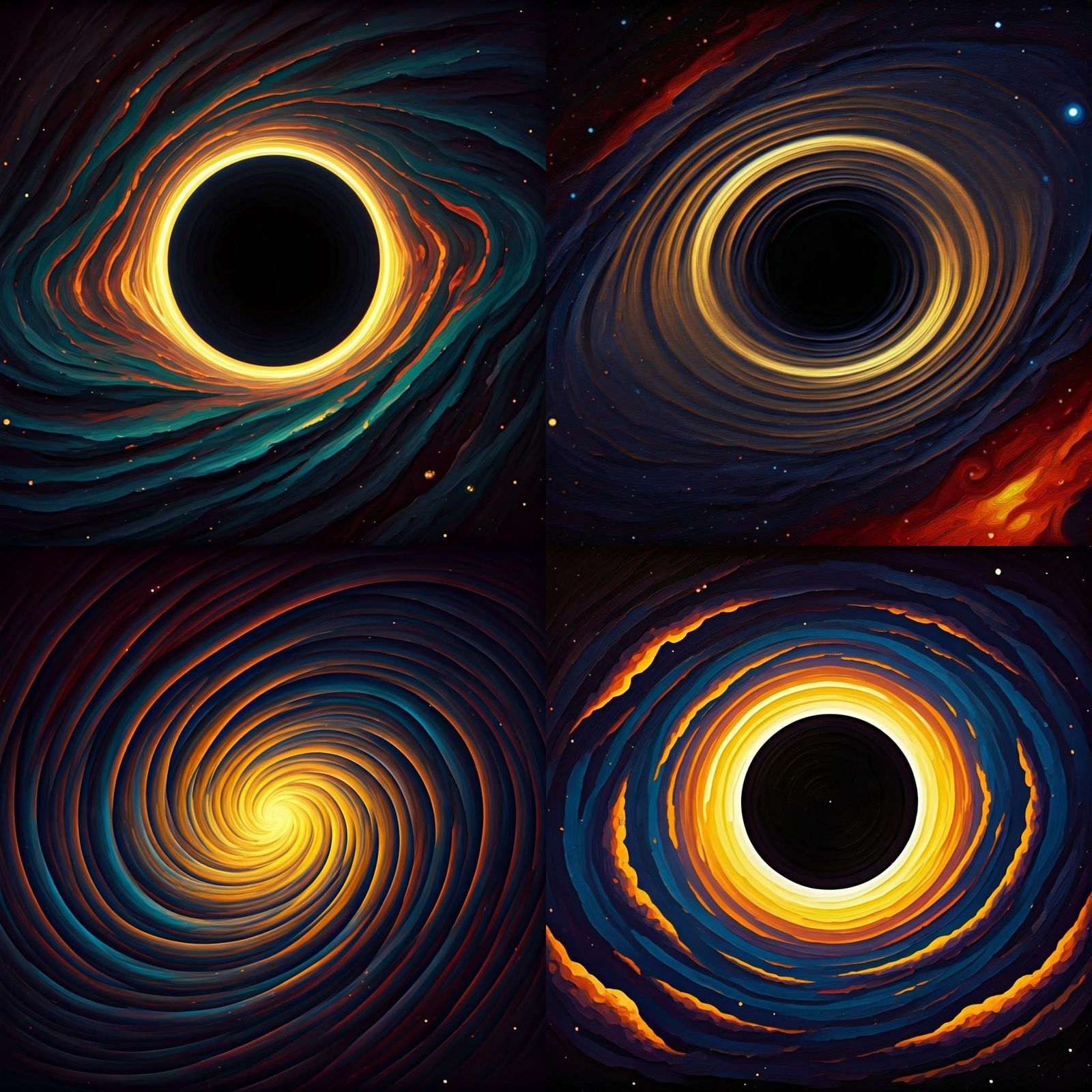 A Cosmic Odyssey in Vibrant Neo-Expressionism