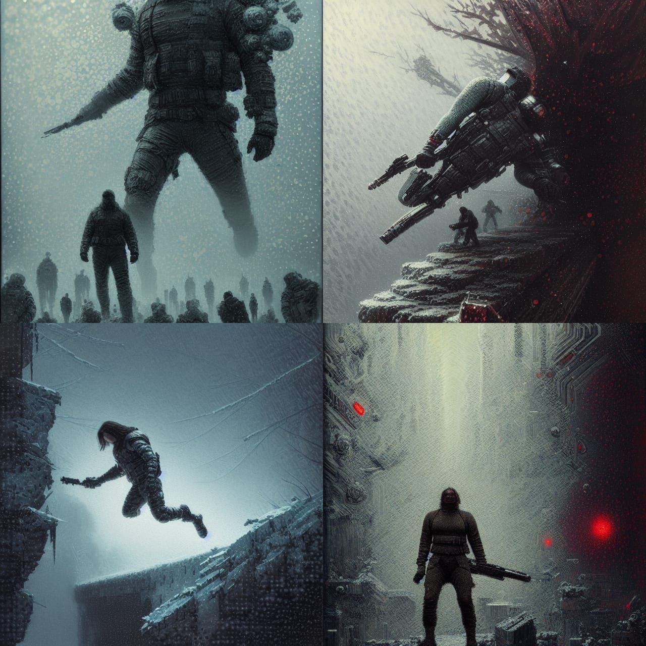 Winter Soldier: Hyperrealism Impressionism in Liminal Space