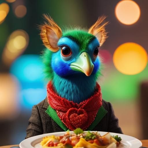 Surreal Brain-Heart Connection with Peacock