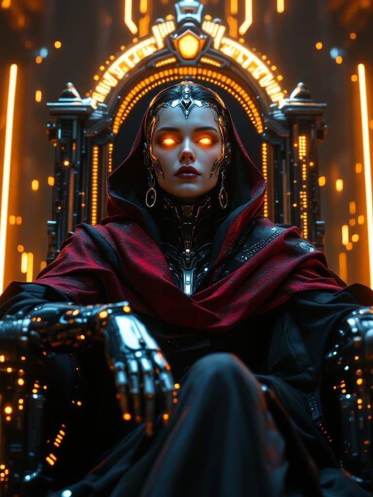 Cybernetic Empress Reigns in Last Independent City