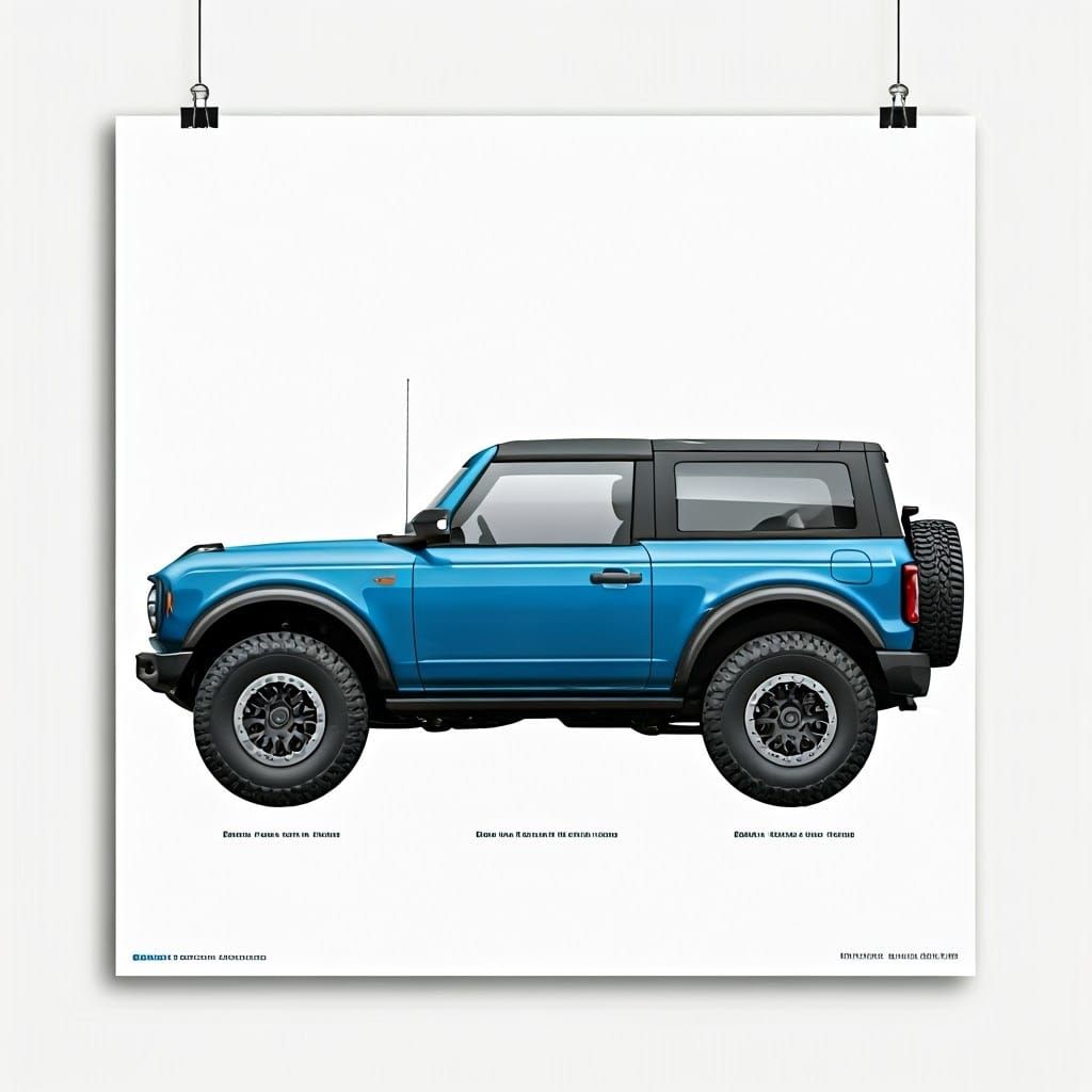 Ford Bronco poster