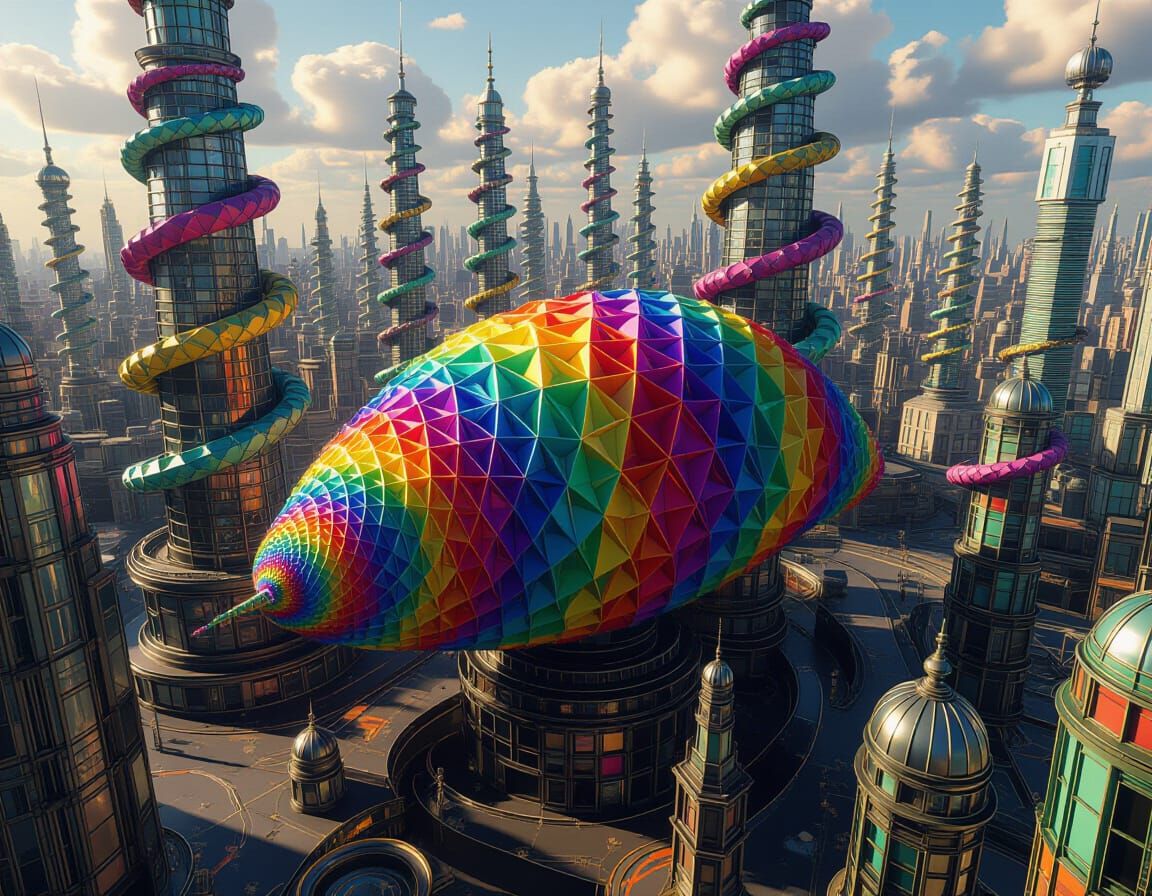 Alien Life in Fibonacci City