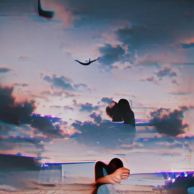 Abstract Divergent Design in Digital Art Style