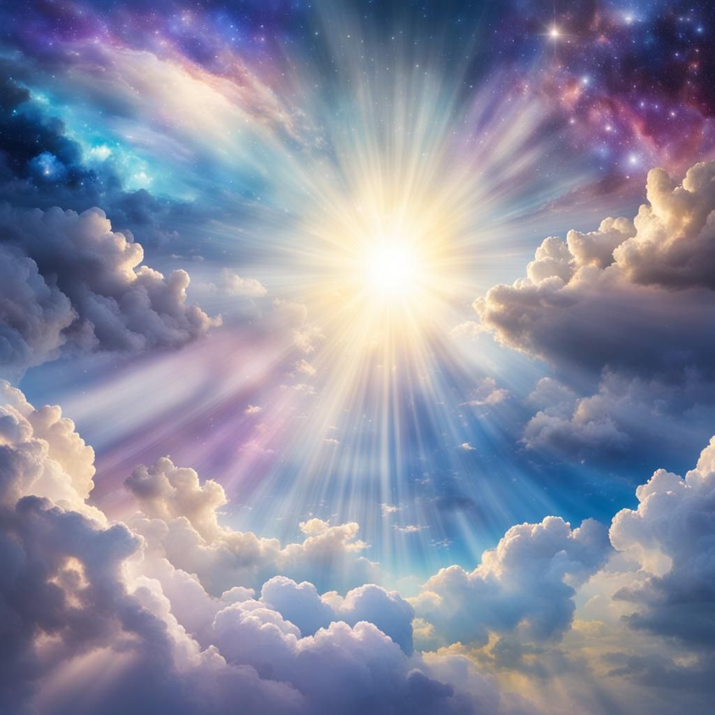 Divine Sunshine Illuminates a Galaxy