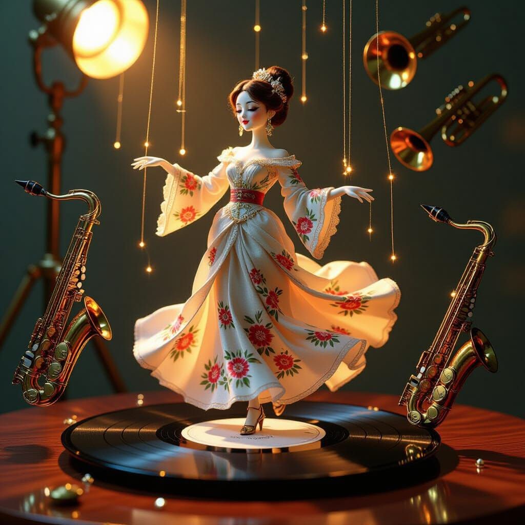 Porcelain Marionette's Cosmic Jazz Dance