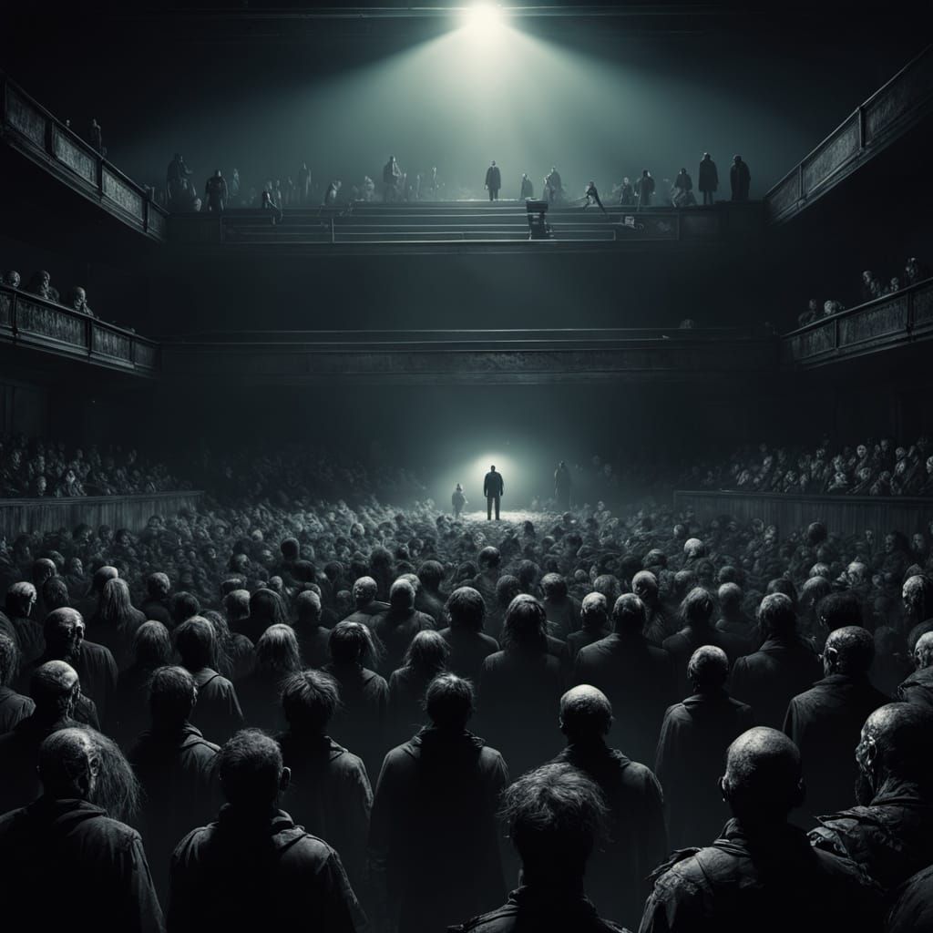 Zombies Unleash Eurovision Chaos in Gritty Cinematic Style