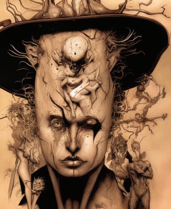 Surreal Comic Art Inspired by Pop Art and Bauhaus