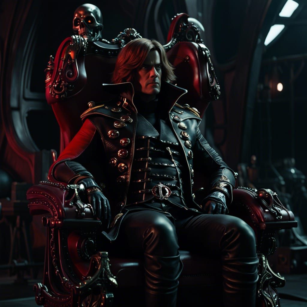 Space Pirate Captain Harlock in Hyperrealistic 3D