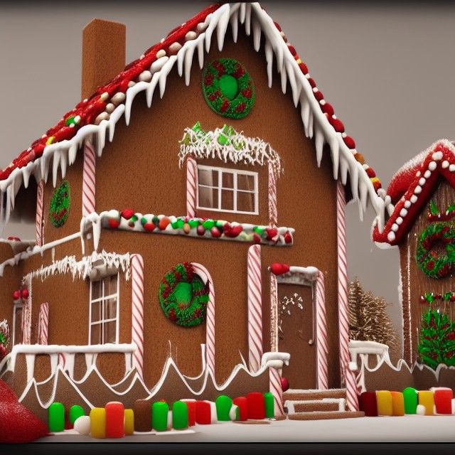 Hyper-Realistic Horror Gingerbread House in Unreal Engine