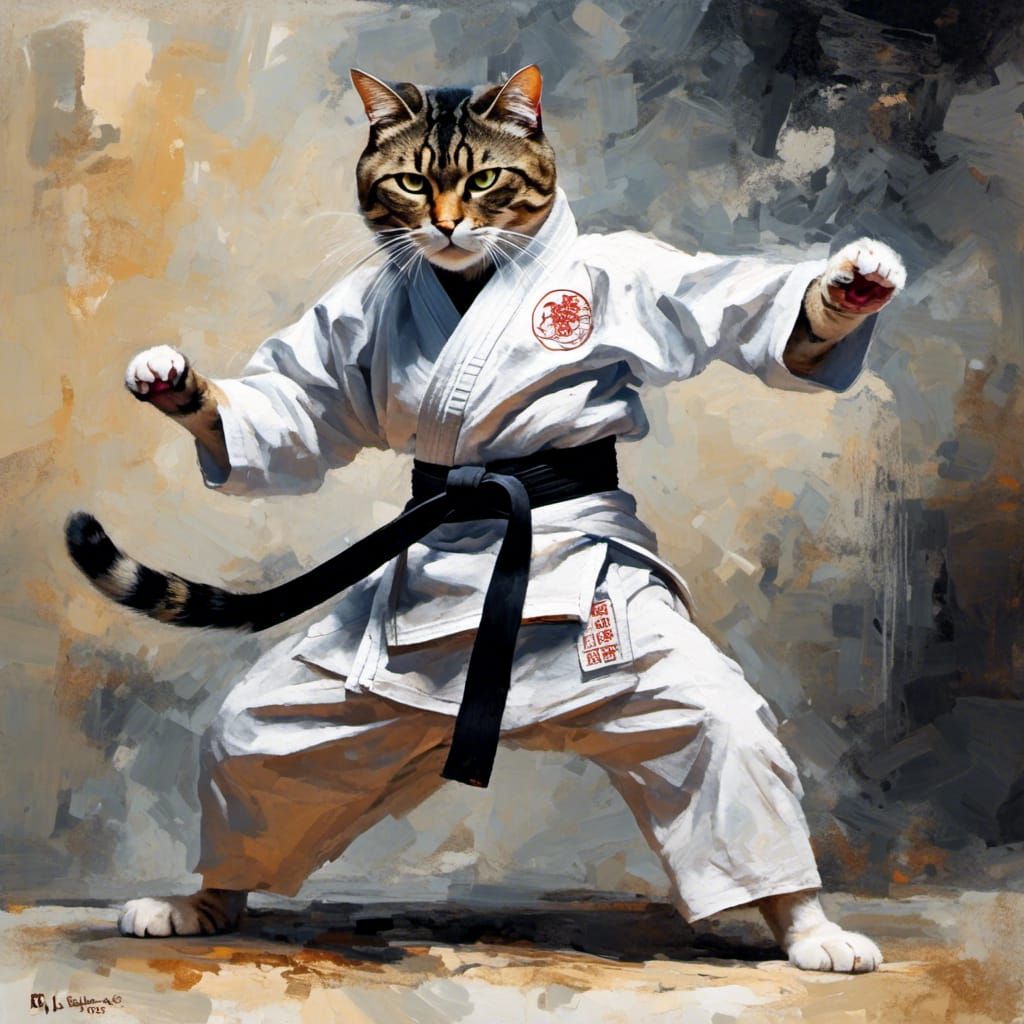 Karate Cat